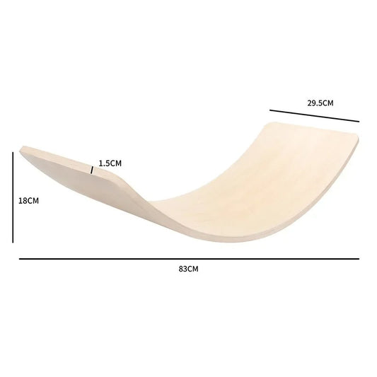 Curved Balance Board – Move, Rock and Balance with Joy!