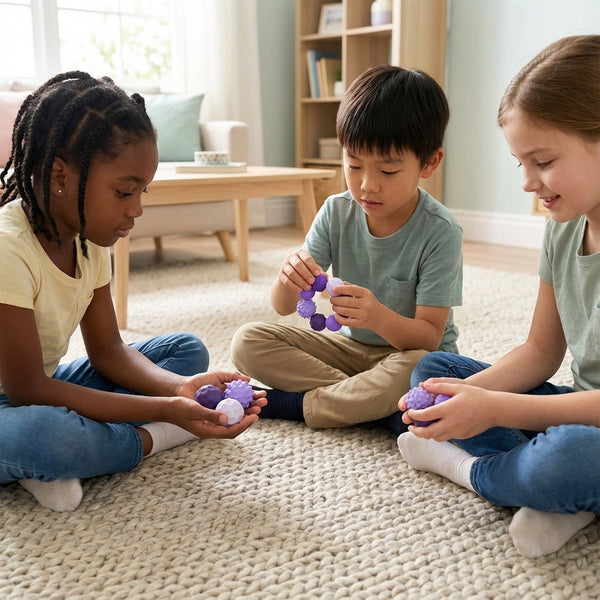 Magnetic Silicone Sensory Balls – Connect, Create & Calm!