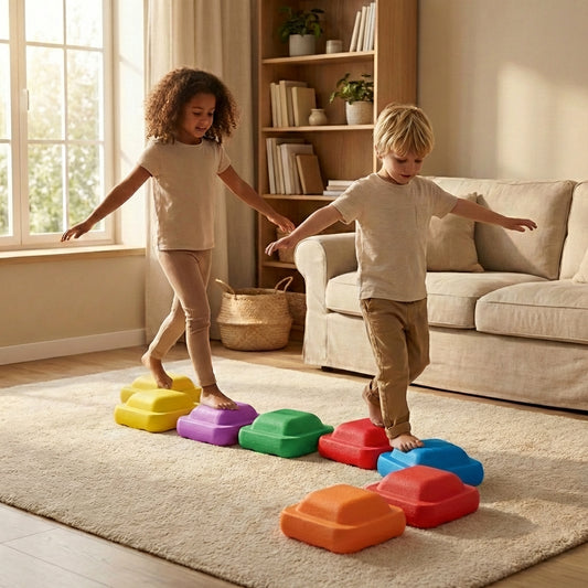 Foam Stepping Stones – Jump, Step and Balance in Play!